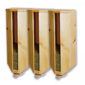 Bild zu Zirbenholz-Getreidesilo (3x5kg) Bild zu Zirbenholz-Getreidesilo (3x5kg)
