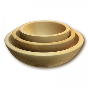 Bild zu Zirbenholzschüssel-Set 16/20/25 cm Bild zu Zirbenholzschüssel-Set 16/20/25 cm